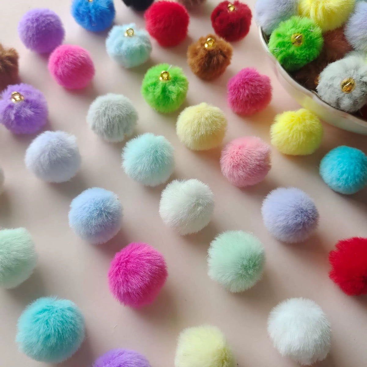 Fluffy beads
