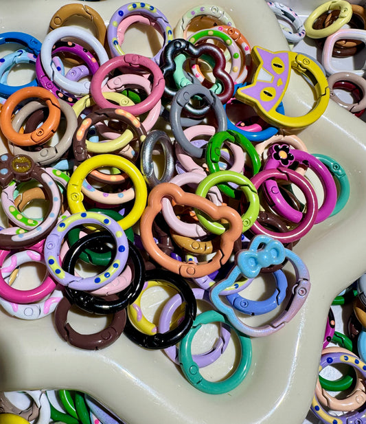 colorful keychain ring