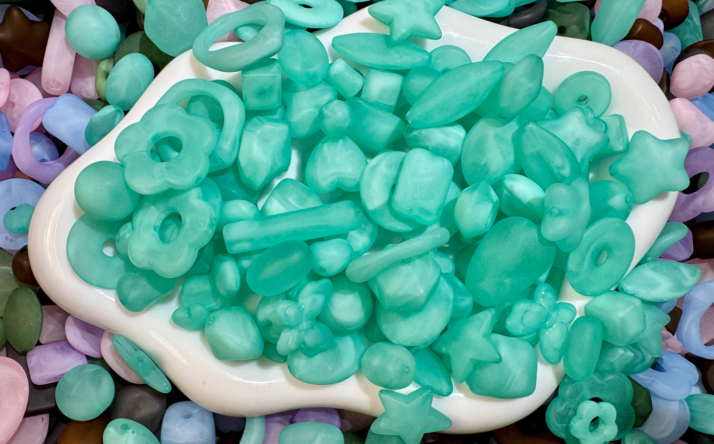 frosted beads