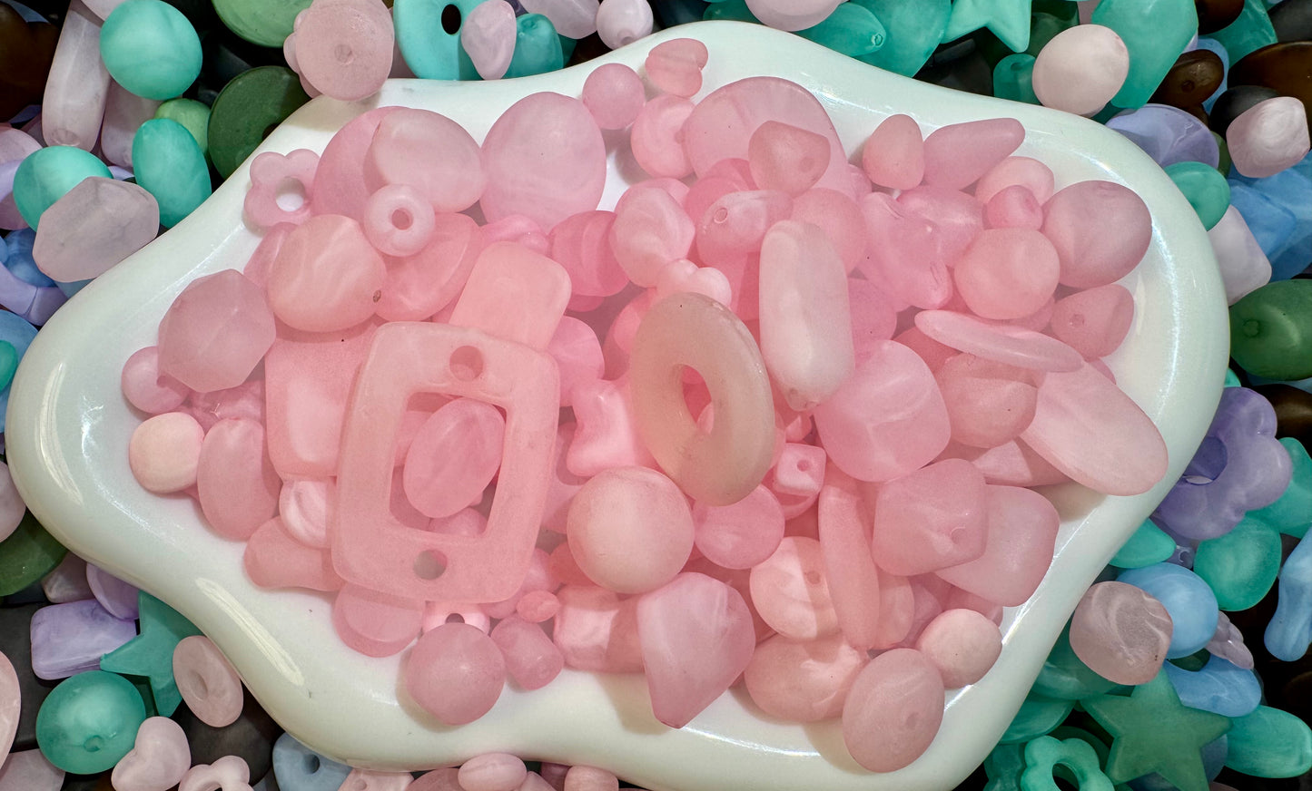 frosted beads