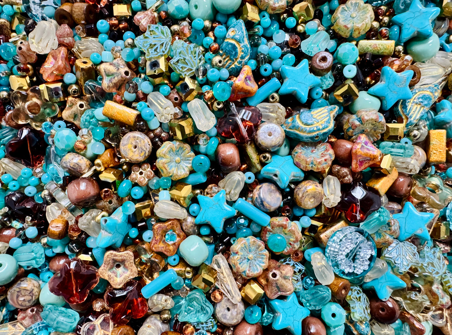 Turquoise bohemian mix