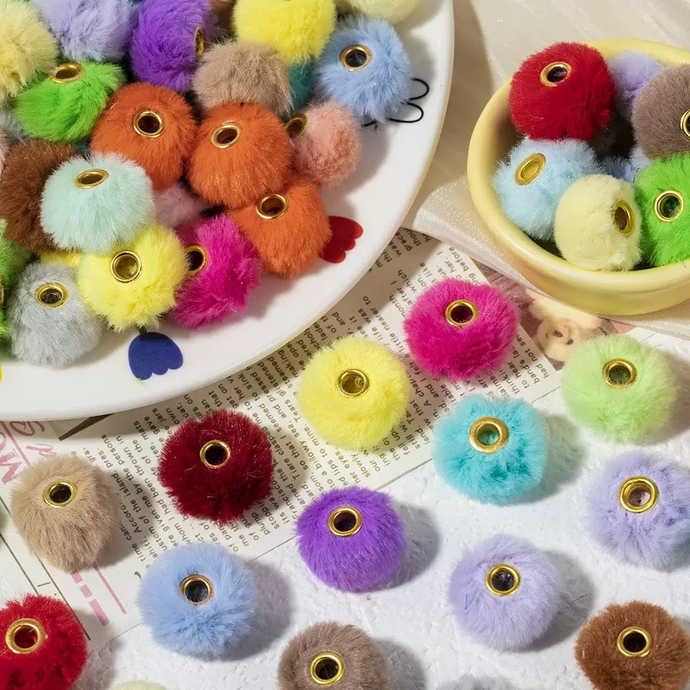 Fluffy beads