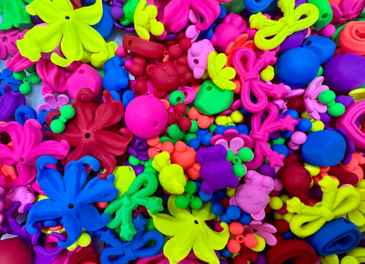 Neon beads mix